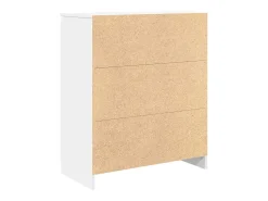 Aparador con cajones blanco 71x35x84 cm madera de ingeniería