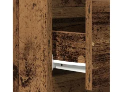 Aparador con cajones en madera vieja 60x35x70 cm en madera de ingeniería