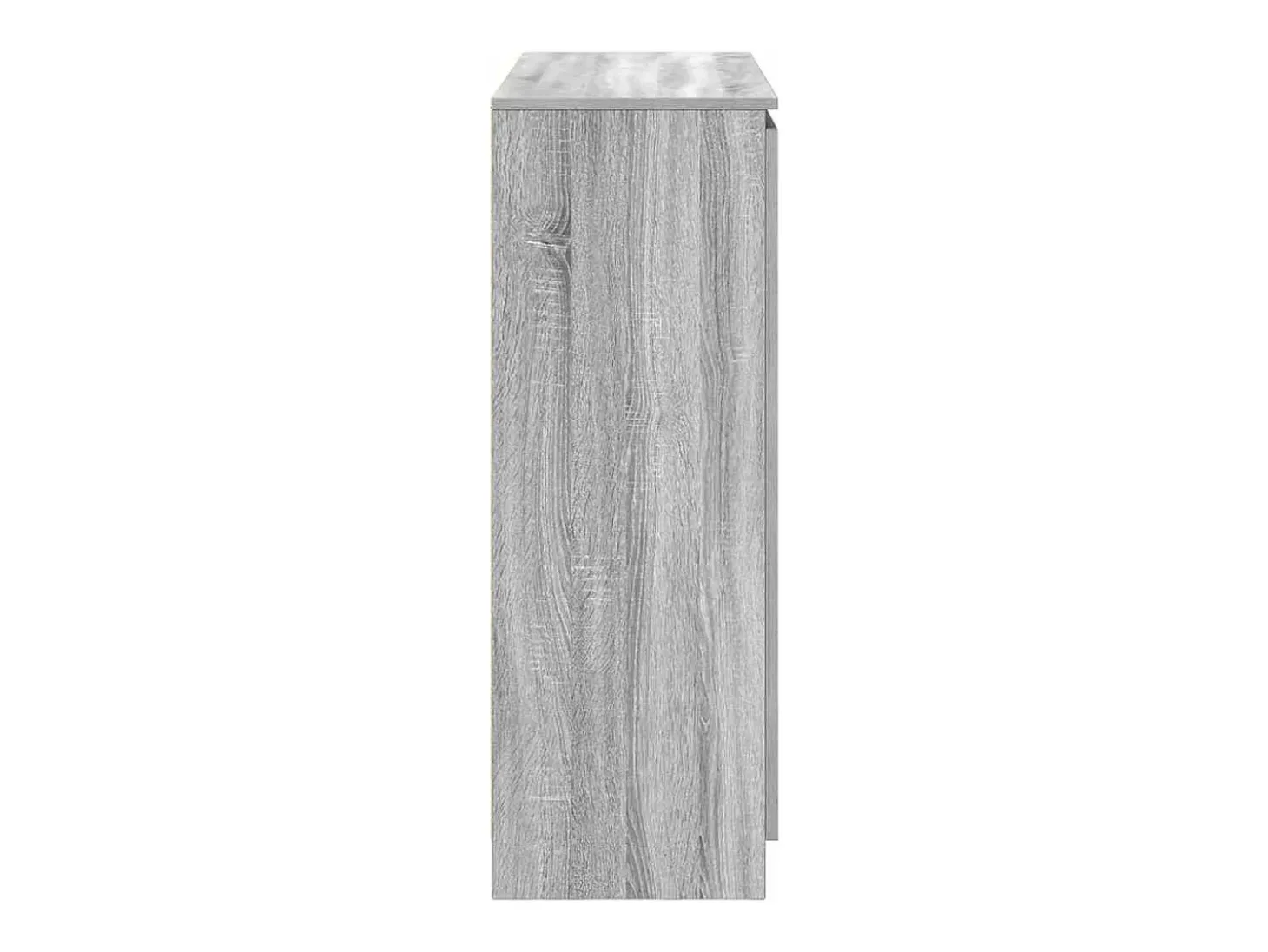 Aparador con cajones gris Sonoma 100,5x35x98,5 cm