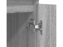 Aparador con cajones gris Sonoma 100,5x35x98,5 cm