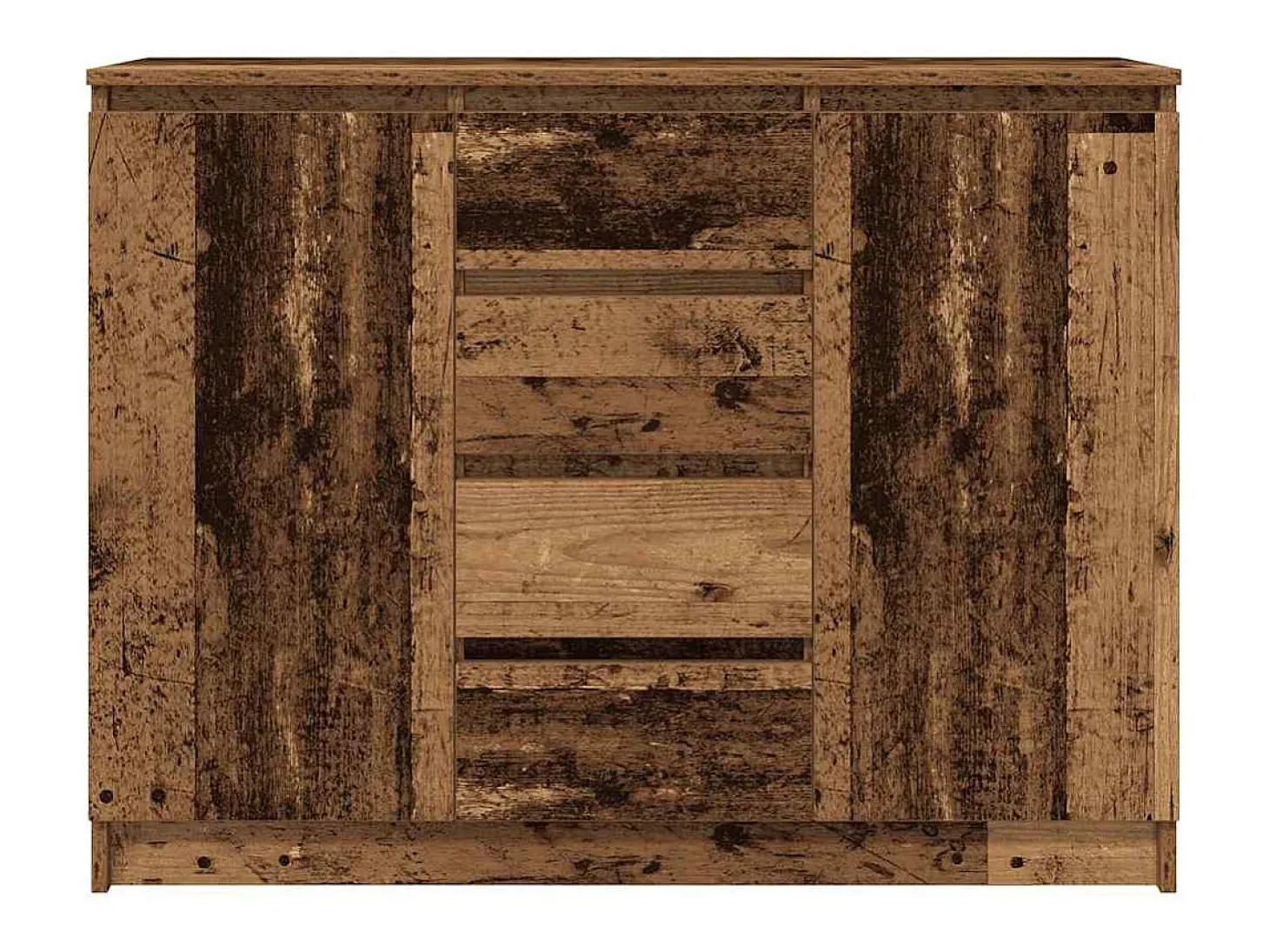Aparador con cajones madera vieja 100,5x35x76 cm