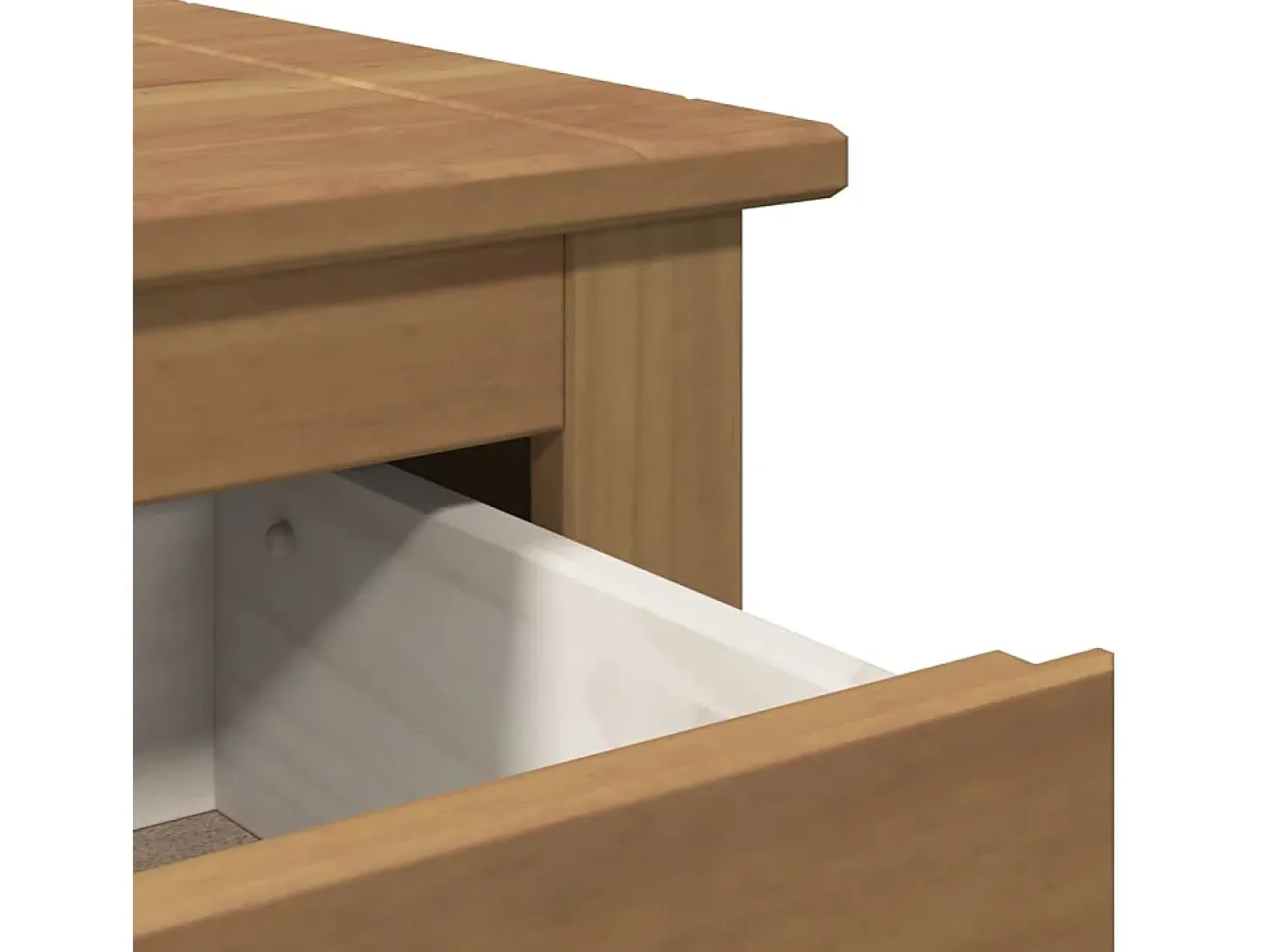 Aparador con cajones Panama madera maciza pino 93x40x80 cm