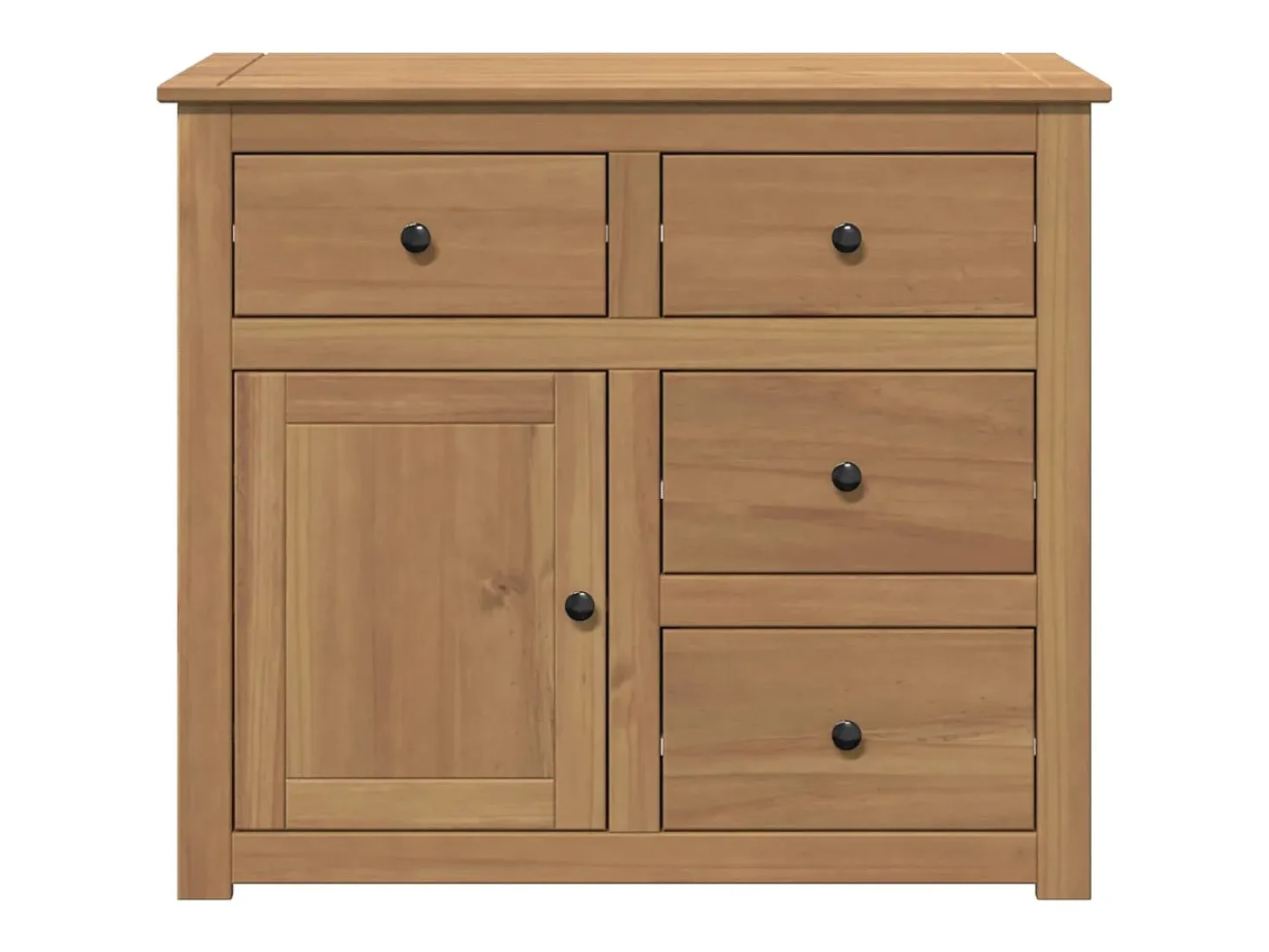 Aparador con cajones Panama madera maciza pino 93x40x80 cm