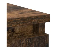 Aparador con cajones roble ahumado 71x35x84cm madera ingeniería