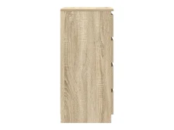 Aparador con cajones roble Sonoma 37,5x35x99 cm