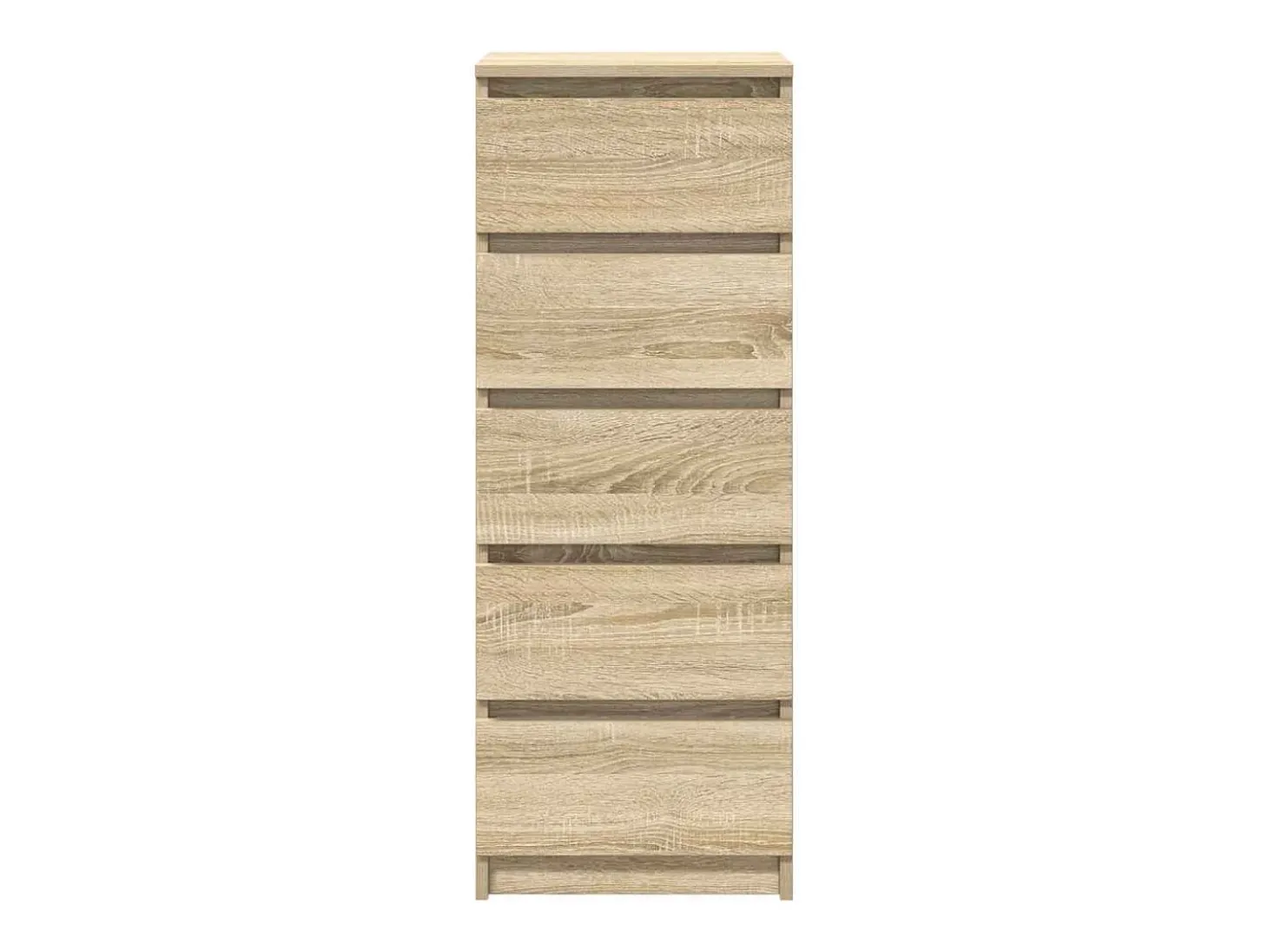 Aparador con cajones roble Sonoma 37,5x35x99 cm