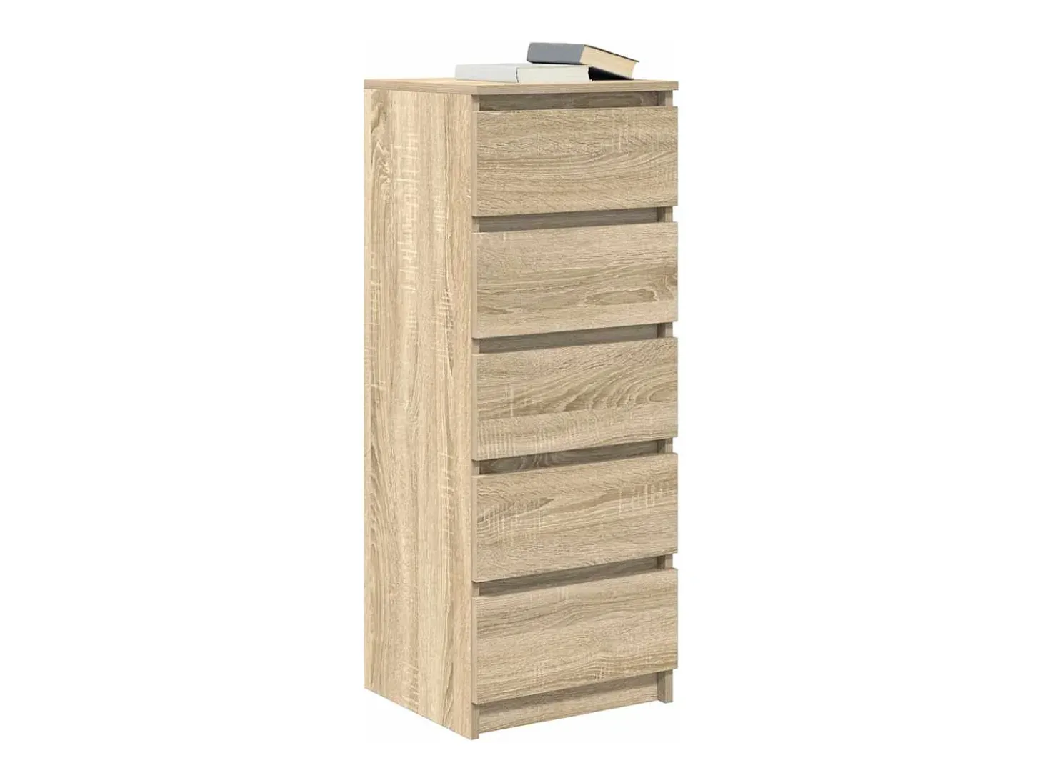 Aparador con cajones roble Sonoma 37,5x35x99 cm