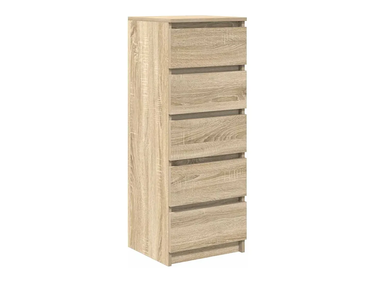 Aparador con cajones roble Sonoma 37,5x35x99 cm