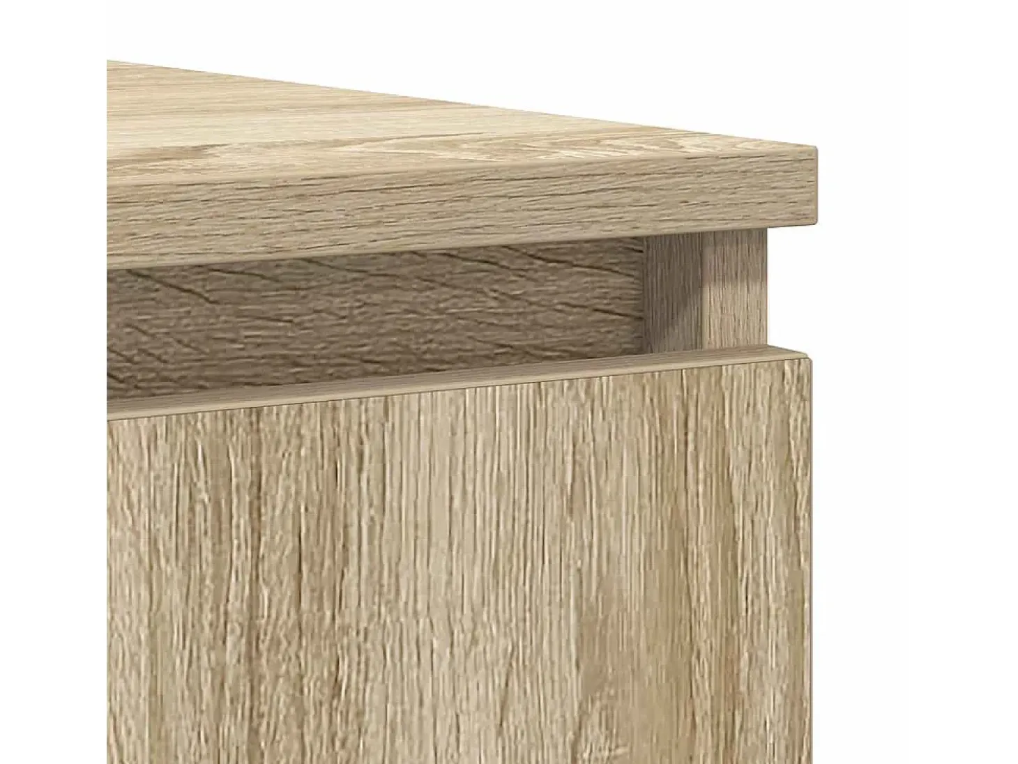 Aparador con cajones roble Sonoma 100,5x35x98,5 cm