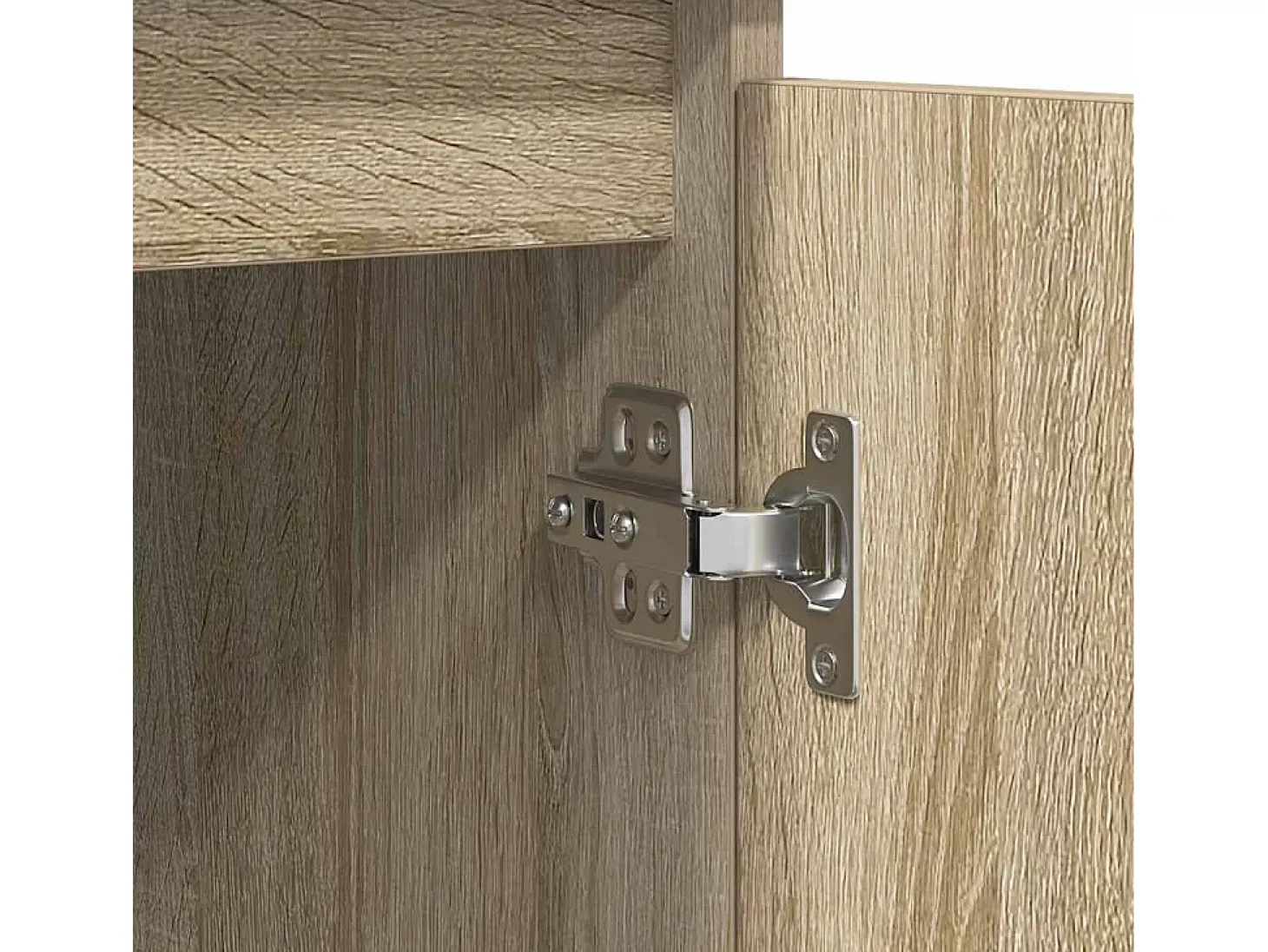 Aparador con cajones roble Sonoma 100,5x35x98,5 cm