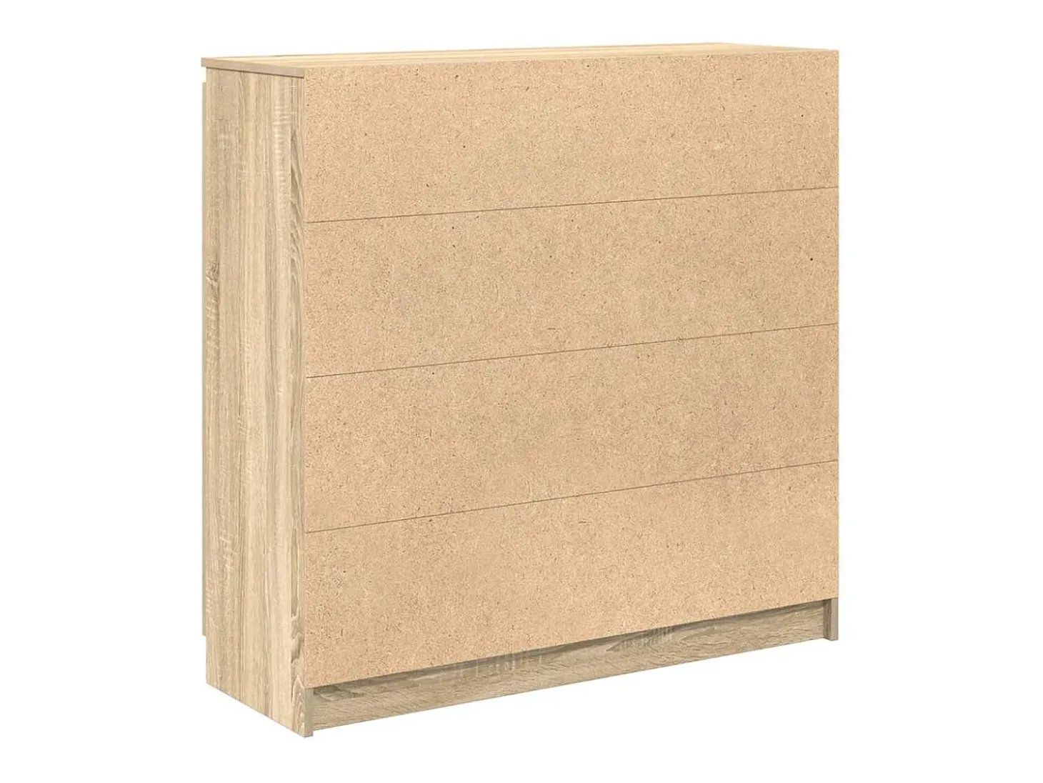 Aparador con cajones roble Sonoma 100,5x35x98,5 cm