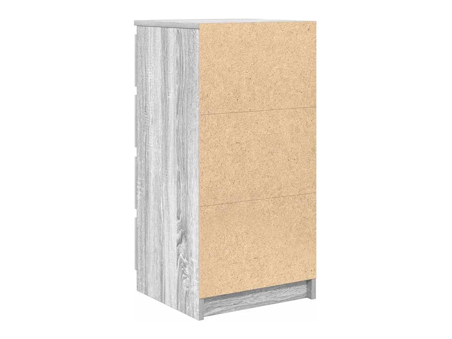 Aparador con cajones Sonoma gris 37,5x35x99cm Madera ingeniería