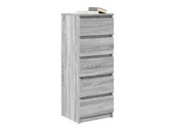 Aparador con cajones Sonoma gris 37,5x35x99cm Madera ingeniería