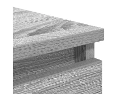 Aparador con cajones Sonoma gris 37,5x35x99cm Madera ingeniería