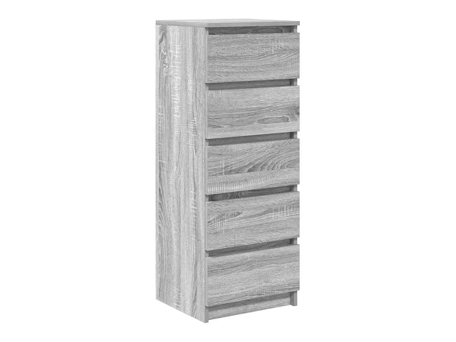 Aparador con cajones Sonoma gris 37,5x35x99cm Madera ingeniería