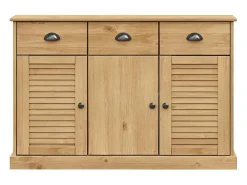 Aparador con cajones VIGO madera maciza pino 113x40x75 cm