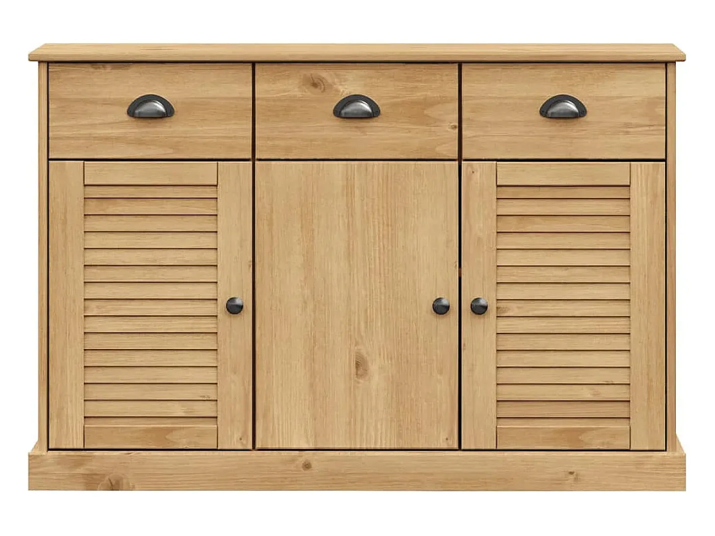 Aparador con cajones VIGO madera maciza pino 113x40x75 cm