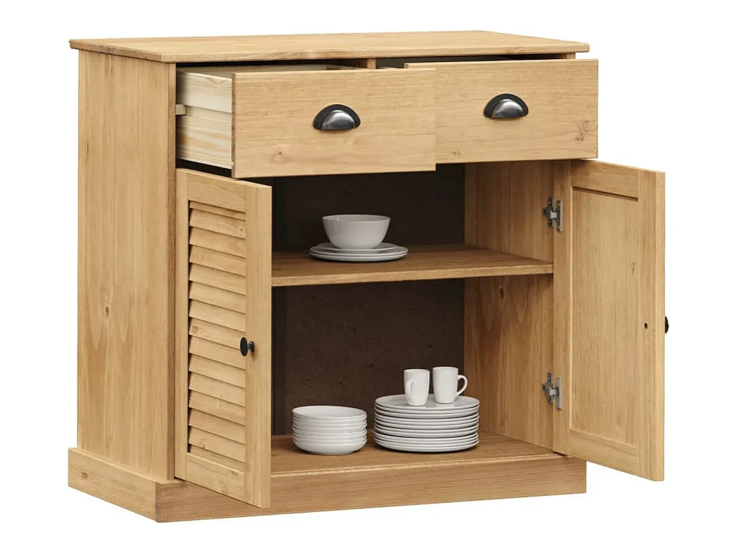 Aparador con cajones VIGO madera maciza pino 78x40x75 cm