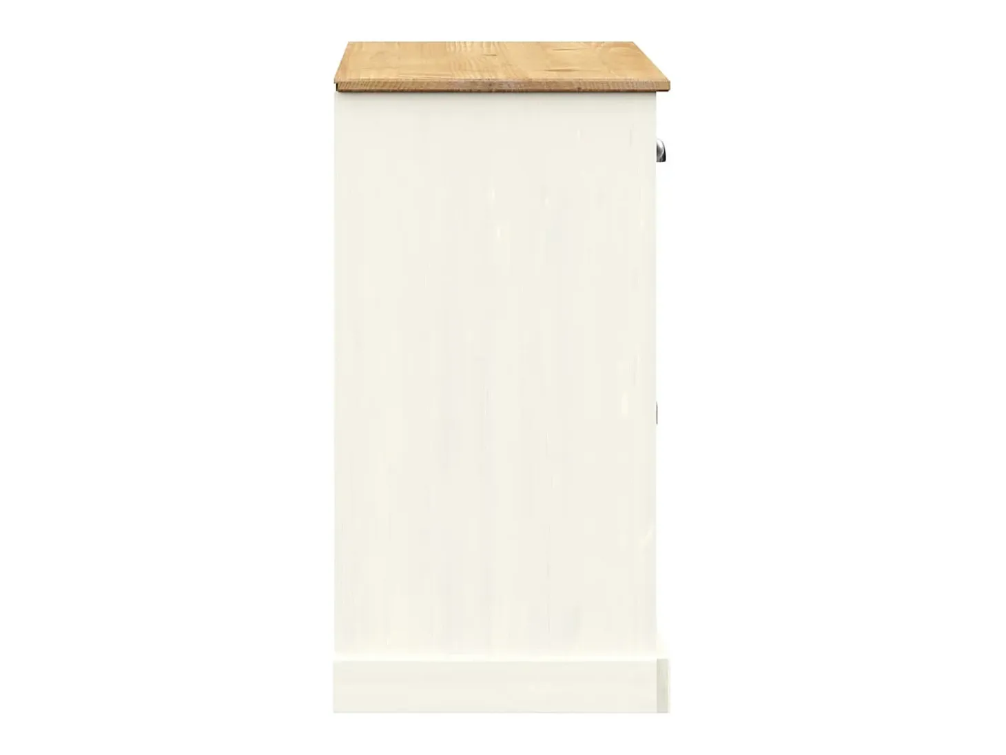 Aparador con cajones VIGO madera maciza pino blanco 113x40x75cm