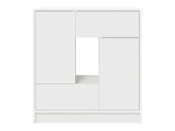 Aparador con cajones y puertas blanco 70,5x34x74,5 cm