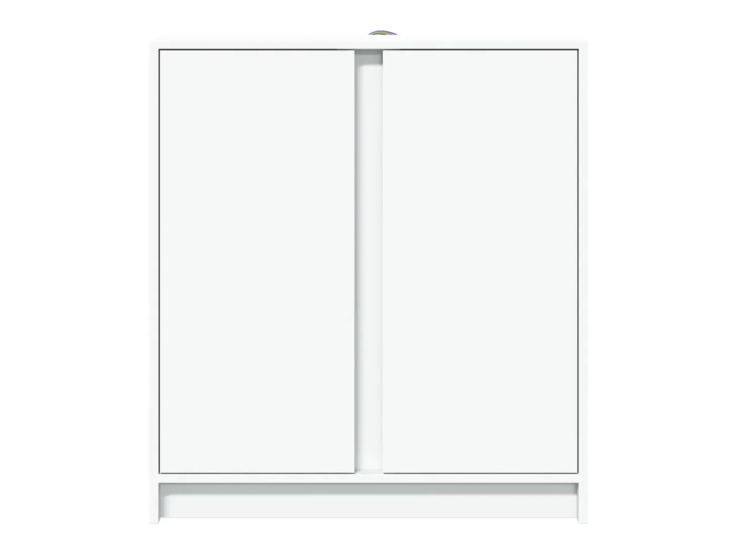 Aparador con LED blanco 77x34x85 cm madera de ingeniería