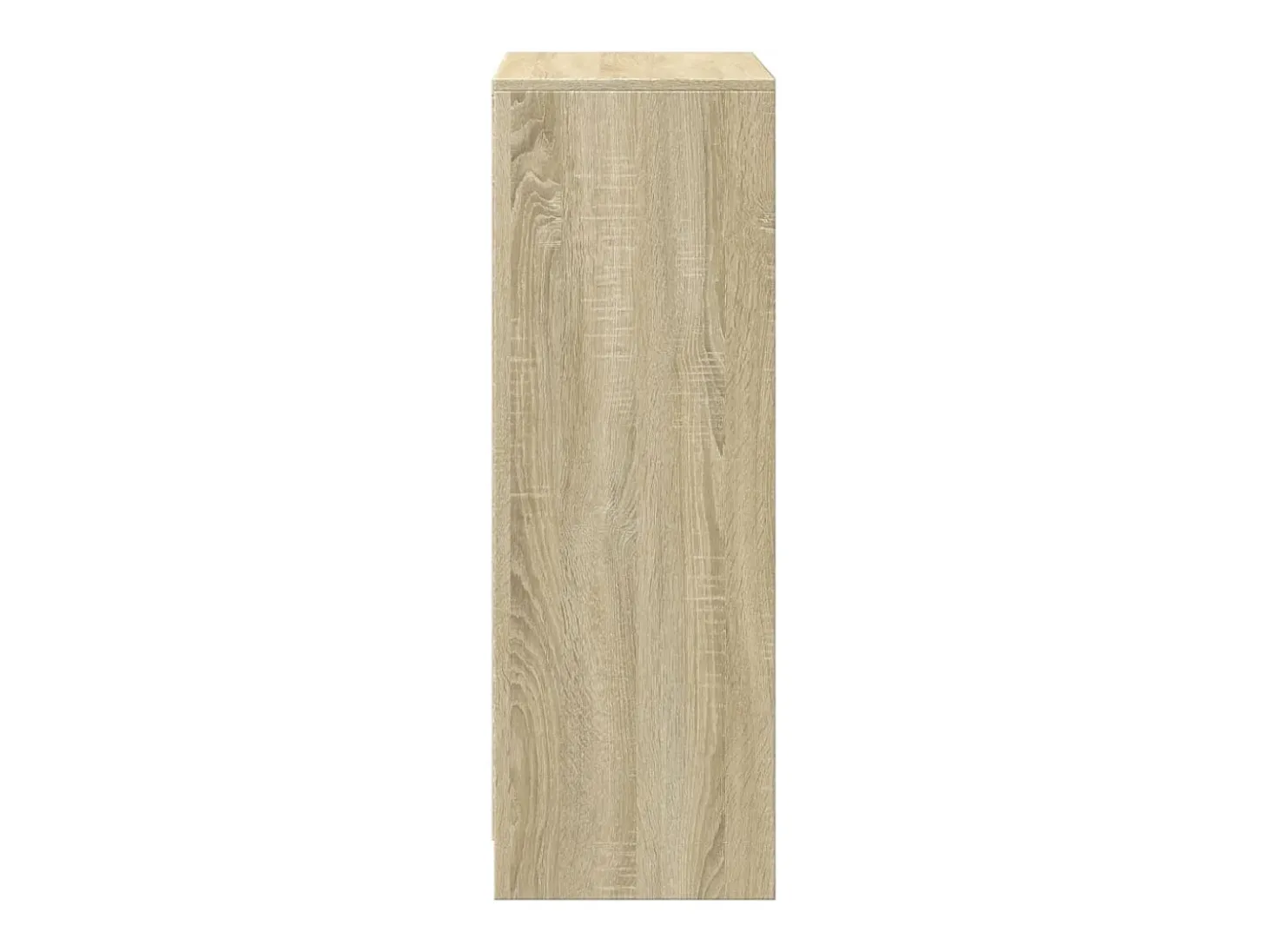 Aparador con LED roble Sonoma 72x34x100 cm madera de ingeniería
