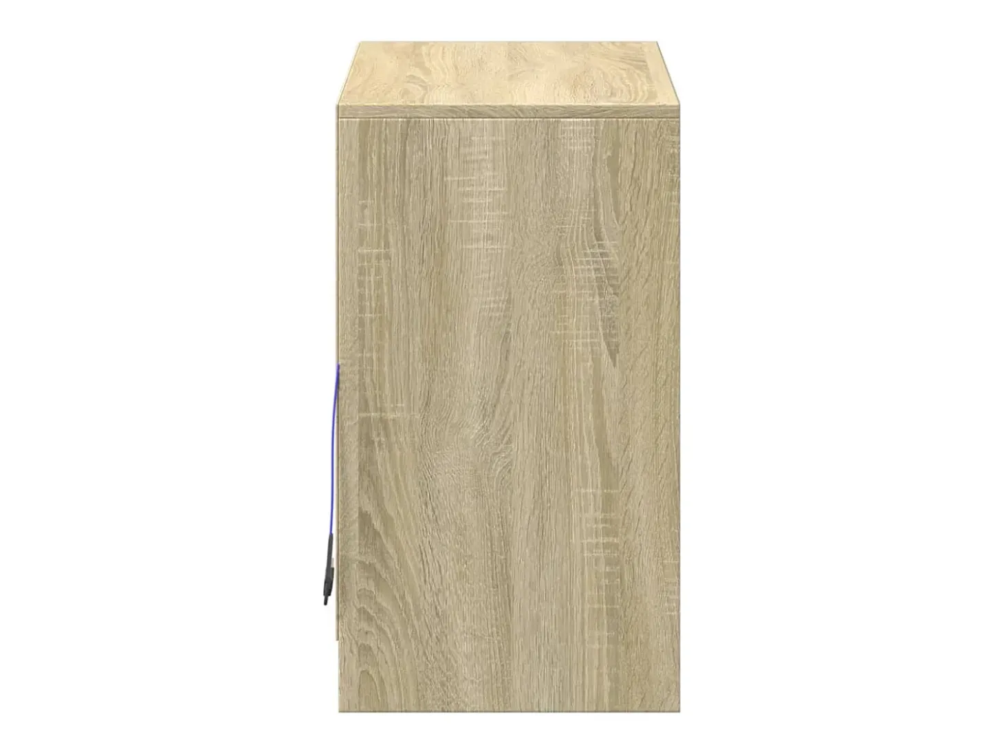 Aparador con LED Roble Sonoma 72x34x61 cm Madera de Ingeniería