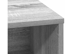 Aparador con LED Sonoma Grey 71x34,5x75 cm en madera de ingeniería