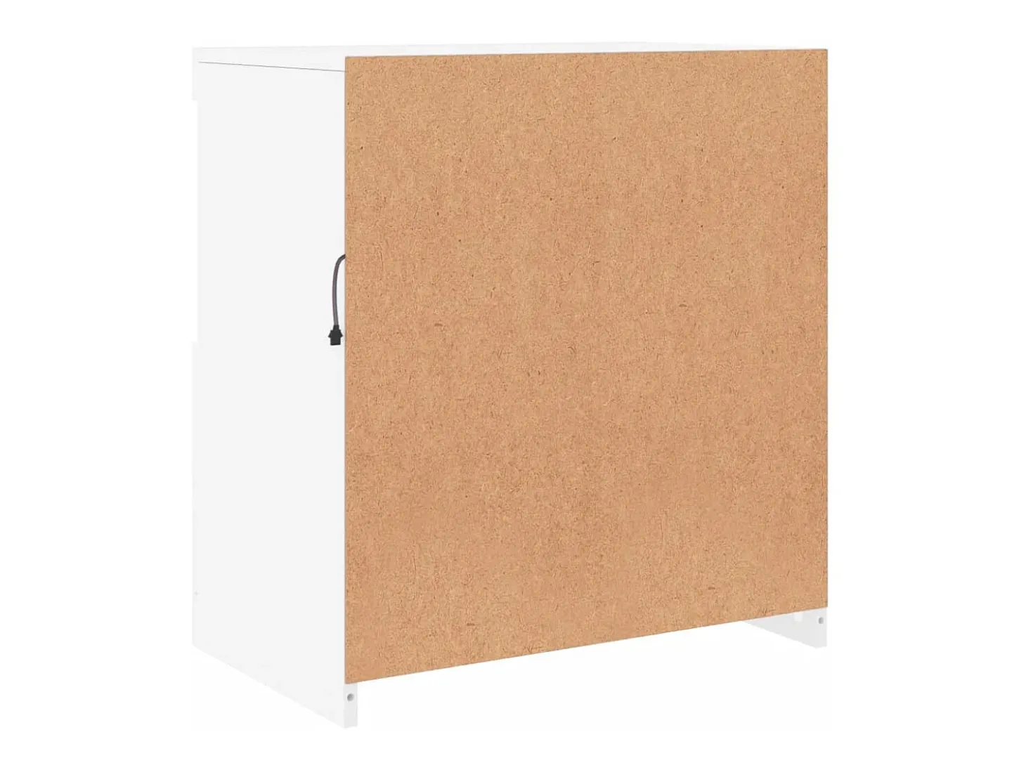 Aparador con luces LED blanco 60,5x37x67 cm
