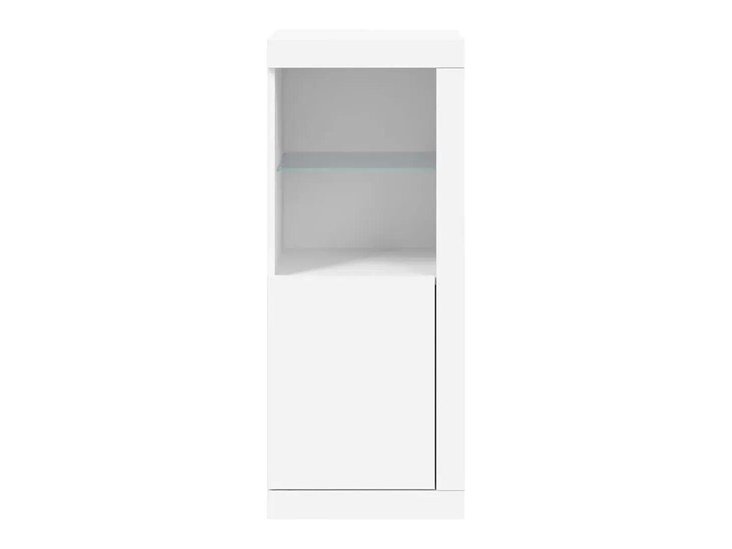 Aparador con luces LED blancas 41x37x100 cm