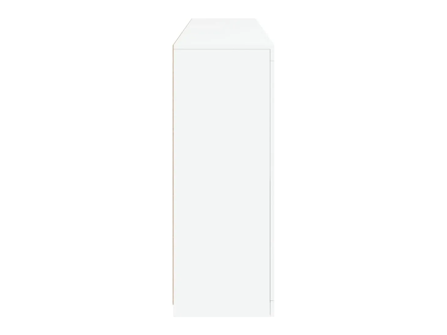 Aparador con luces LED blanco 162x37x100 cm