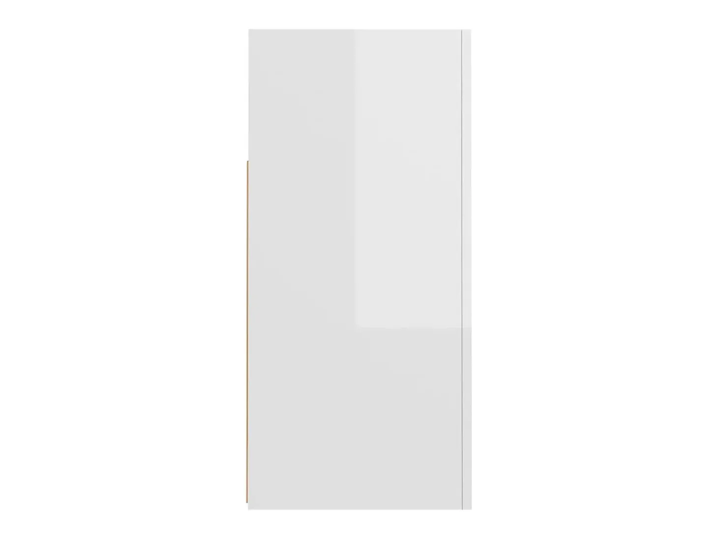 Aparador con luces LED blanco brillante 80x35x75 cm