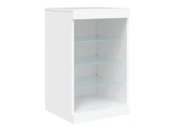 Aparador con luces LED blancas 41x37x67 cm