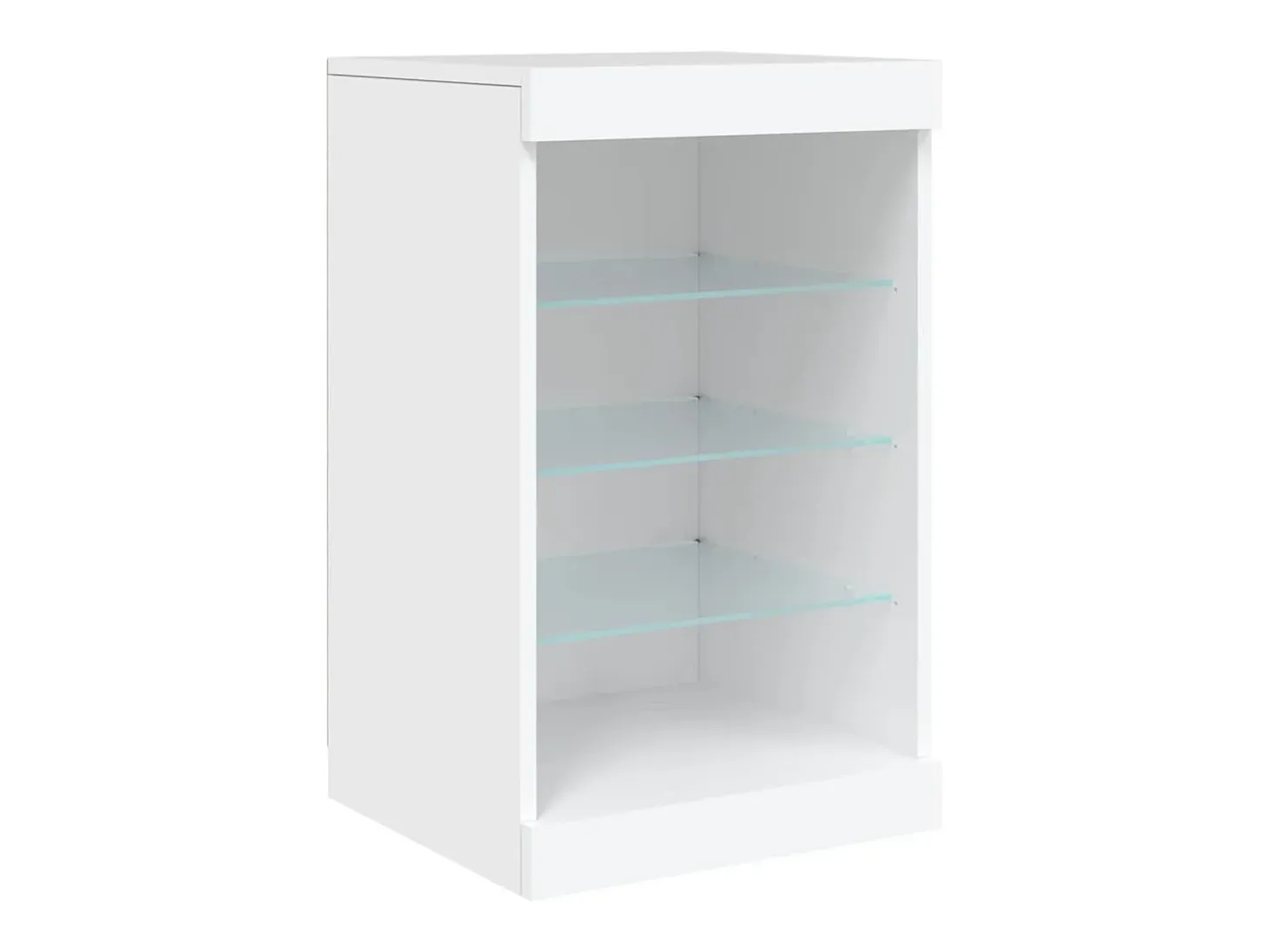 Aparador con luces LED blancas 41x37x67 cm