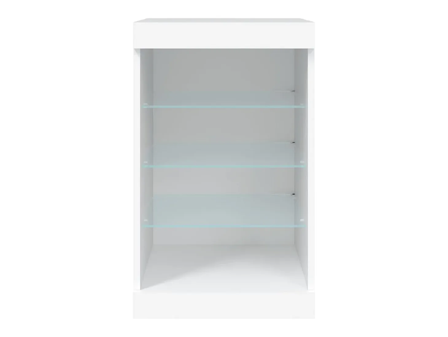 Aparador con luces LED blancas 41x37x67 cm