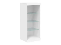 Aparador con luces LED blanco 41x37x100 cm ES601115