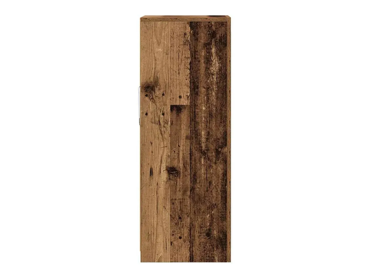 Aparador con luces LED en madera vieja 41x37x100 cm