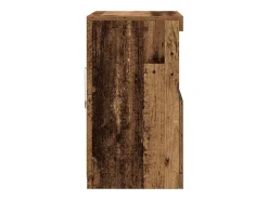 Aparador con luces LED en madera antigua 60x37x67 cm
