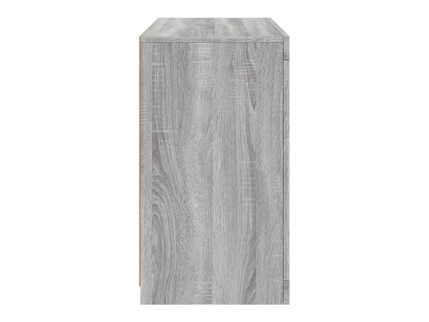 Aparador con luces LED gris Sonoma 60,5x37x67 cm