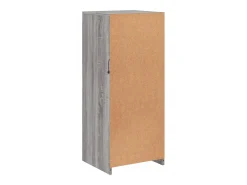 Aparador con luces LED gris Sonoma 41x37x100 cm