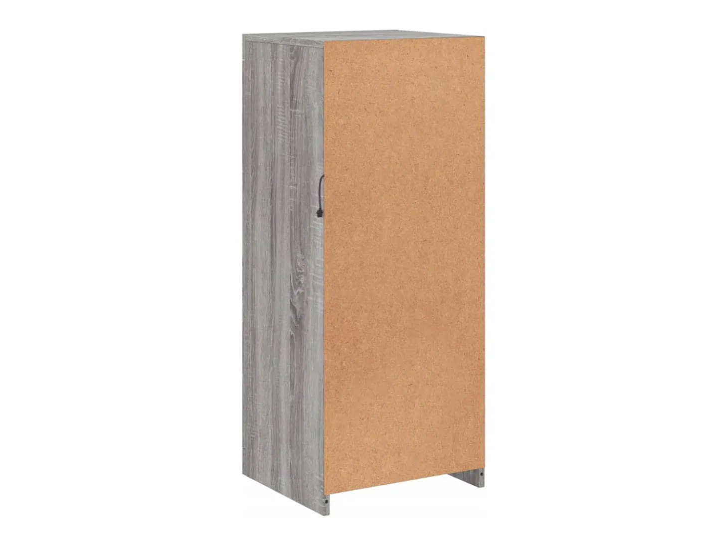 Aparador con luces LED gris Sonoma 41x37x100 cm