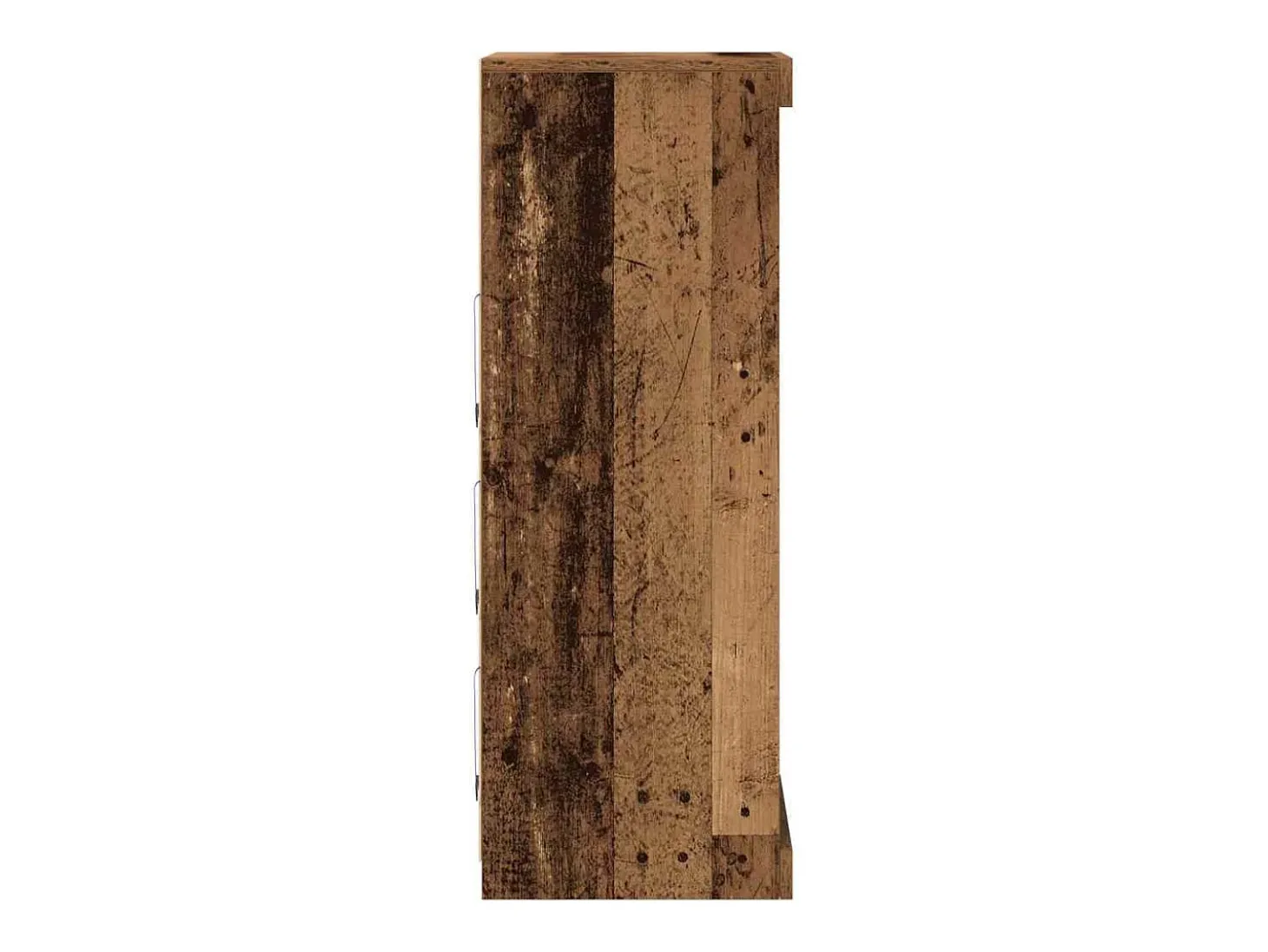 Aparador con luces LED Madera antigua 41x37x100 cm