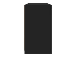 Aparador con luces LED negro 123x37x67 cm