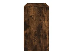 Aparador con luces LED roble ahumado 60,5x37x67 cm