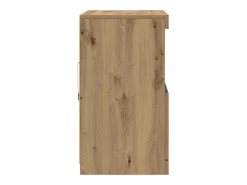Aparador con luces LED Roble Artesano 60x37x67 cm
