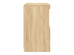 Aparador con luces LED roble Sonoma 41x37x67 cm