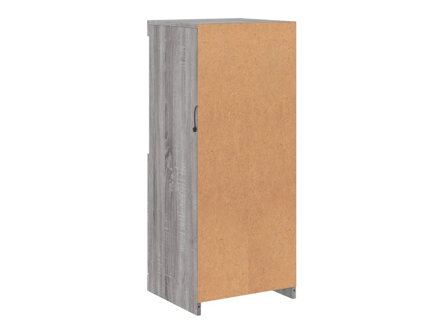 Aparador con luces LED Sonoma gris 41x37x100 cm