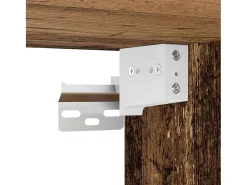 Aparador con mueble de pared de madera vieja de ingeniería de madera