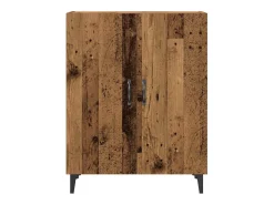 Aparador con mueble de pared de madera vieja de ingeniería de madera