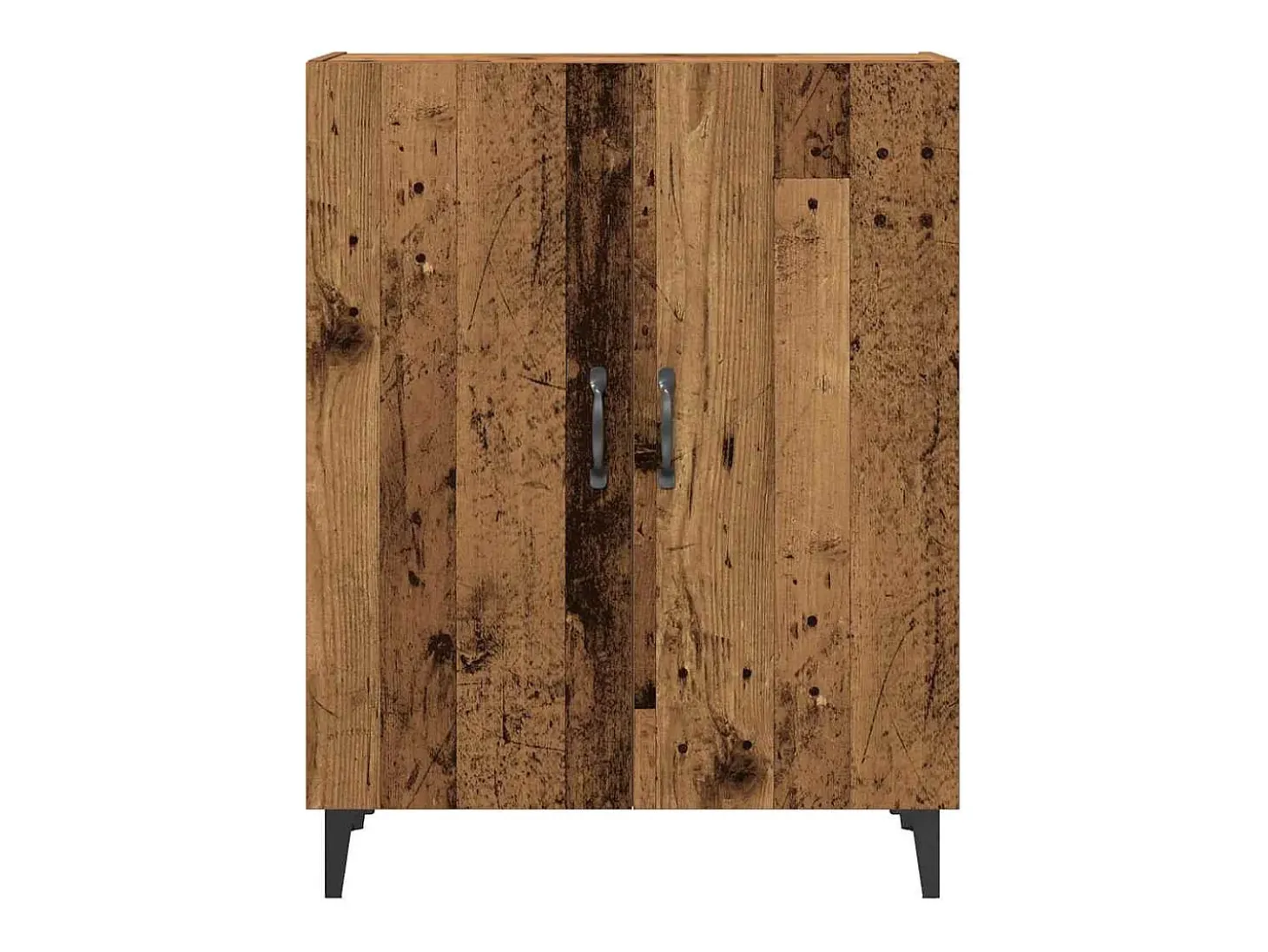Aparador con mueble de pared de madera vieja de ingeniería de madera